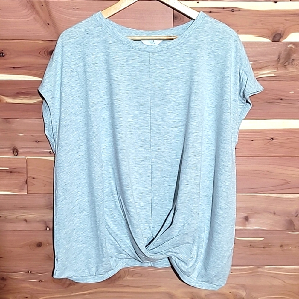 Time and Tru Top, Size XL, Heather Grey